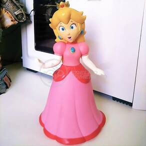 Boneco Action Figure Princesa Peach Toadstool 23Cm Mario