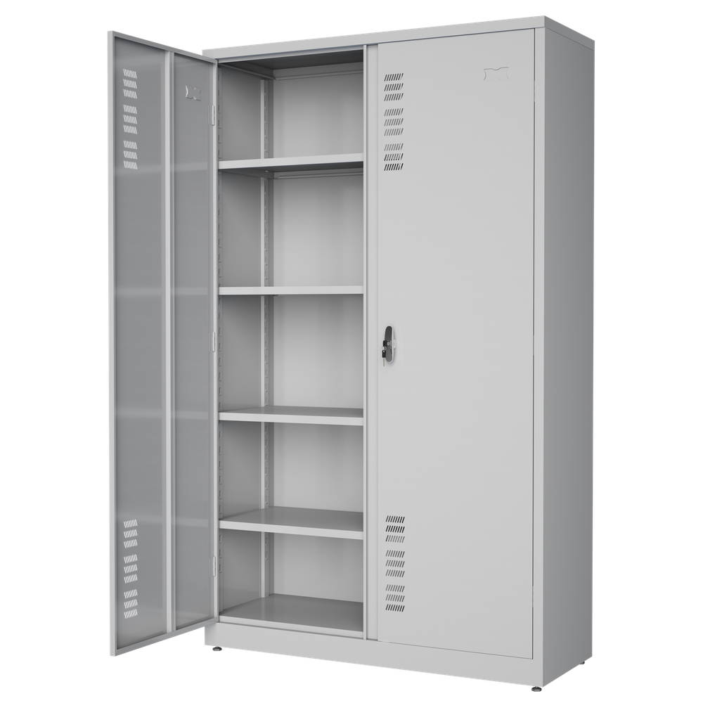 Armário Aço 4 Prateleiras Reguláveis e Maçaneta  A403 -10078