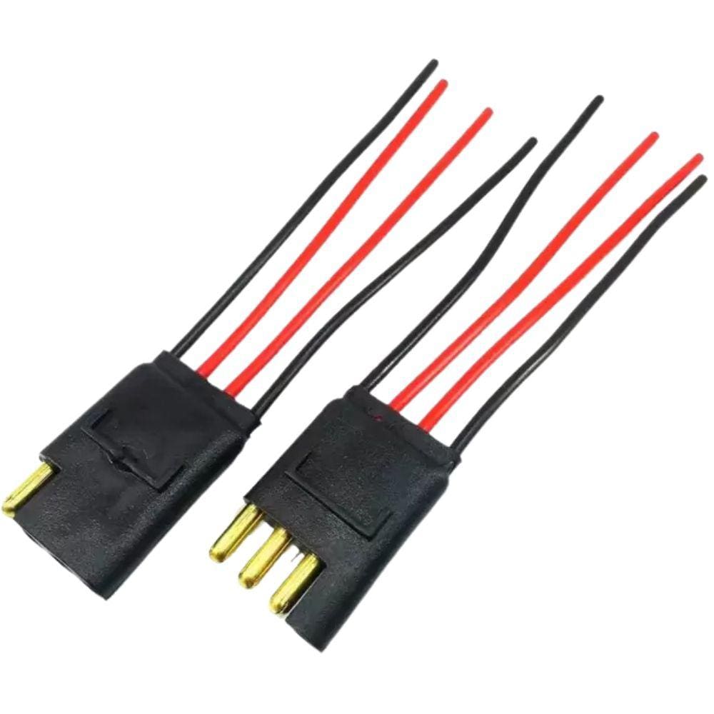 Plug Chicote Engate Rápido 4 Vias - Fio 1,0mm
