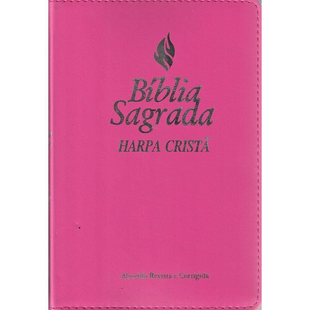 Bíblia Ultrafina luxo com Harpa Cristã encadernada Cpad