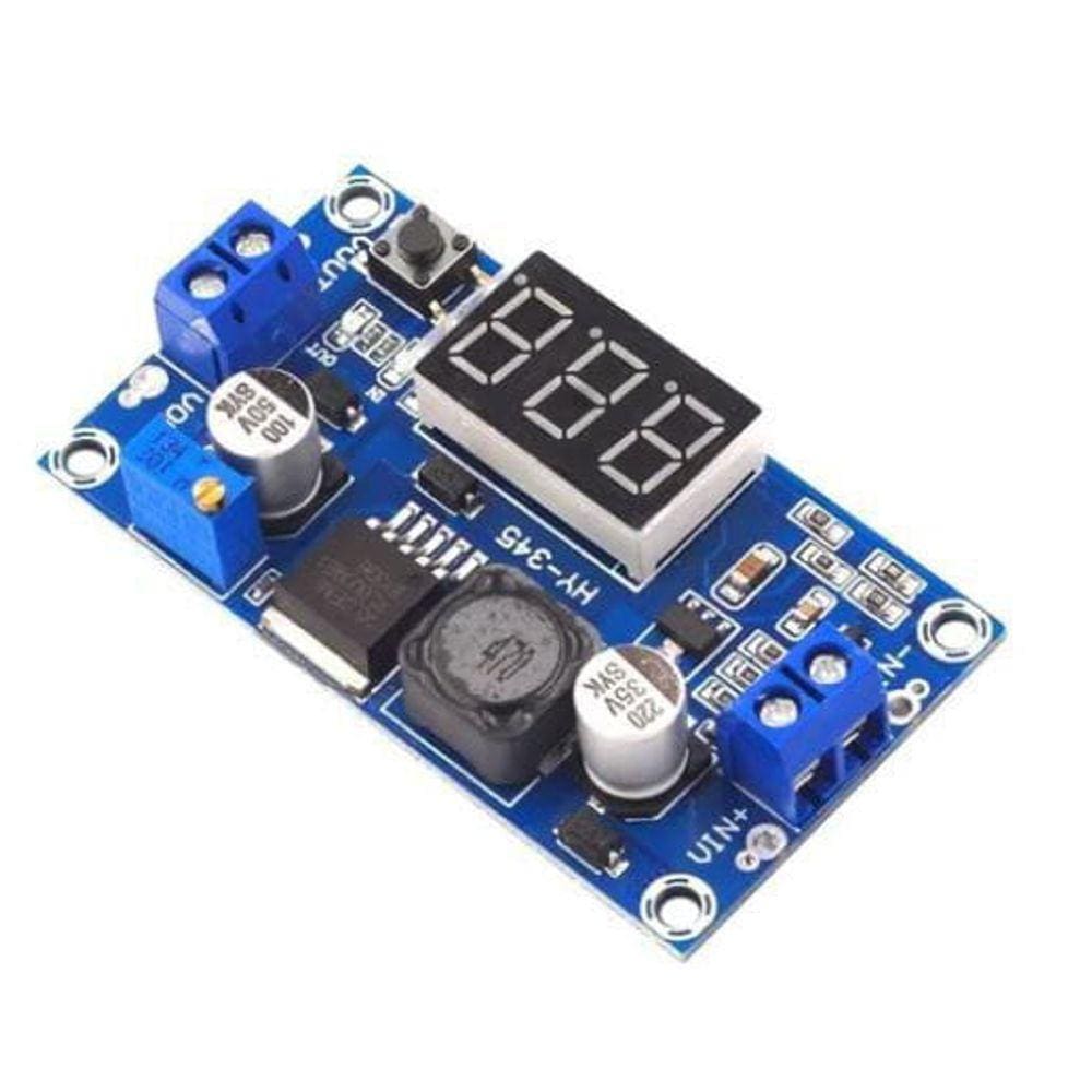 Regulador De Tensao Xl6009 Step Up C/ Display Voltimetro