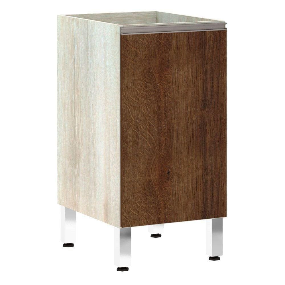 Balcão Sem Tampo 40cm Luci Legno Crema Com