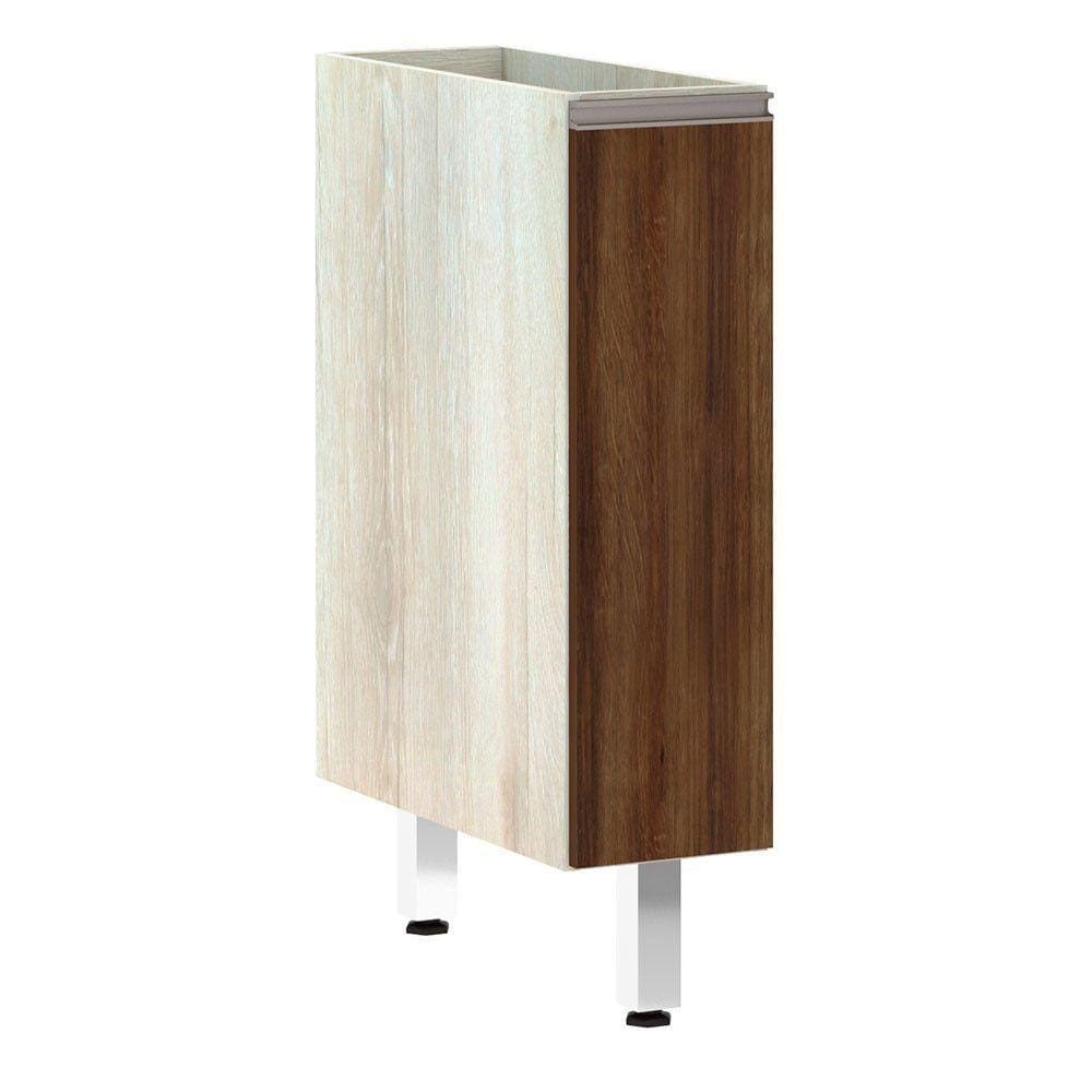 Balcão Sem Tampo 20cm Luci Legno Crema Com