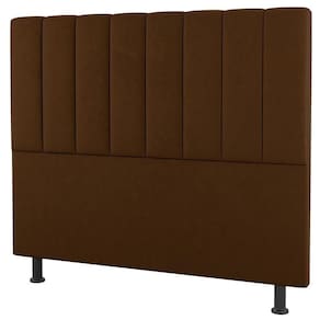 Cabeceira Cama Box Casal King 195Cm Suede Terracota
