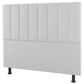 Cabeceira Cama Box Casal Cora 140cm Sintético Branco