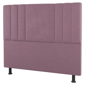 Cabeceira Cama Box Casal Queen Size Grace 160cm Suede Rosé