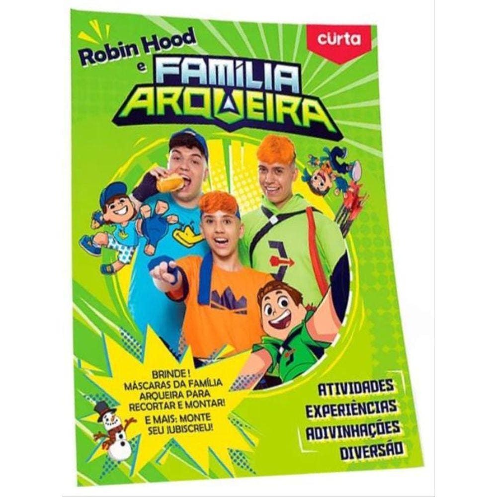 Livrão Robin Hood E Família Arqueira