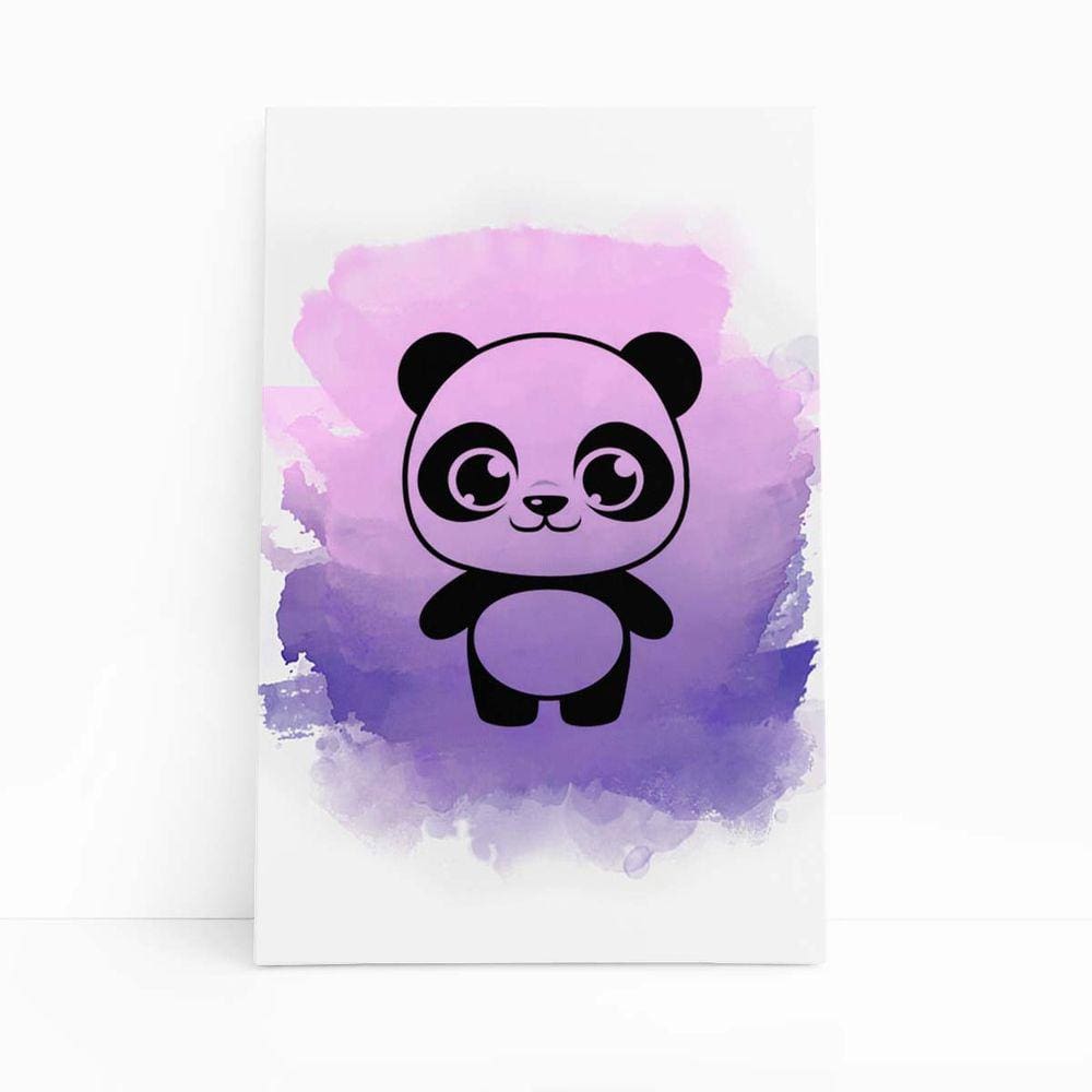 Desenho colorir panda