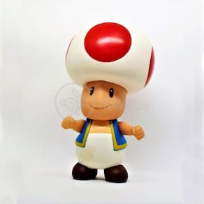 Boneco Cogumelo Toad Grande Super Size 20Cm - Mario