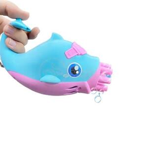 Golfinho Bolhudo Bolhas Sabão Criança Infantil Azul E Rosa 2