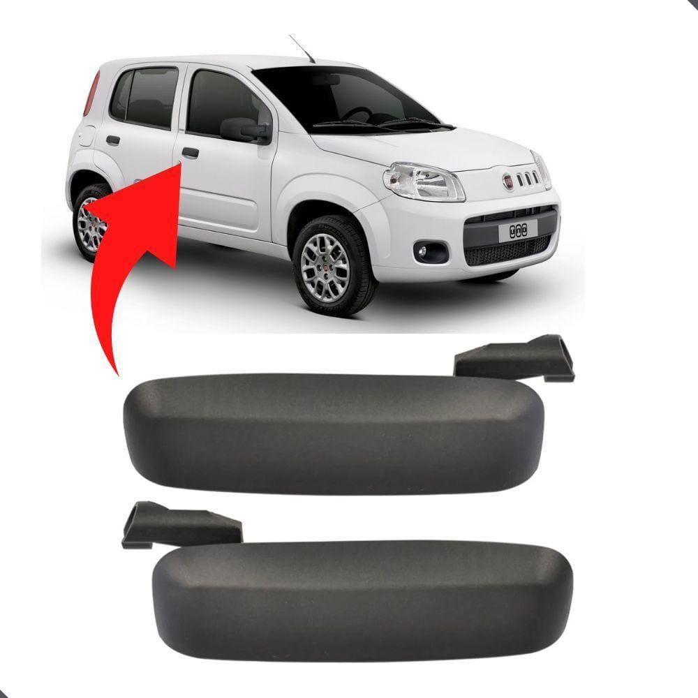 2 Maçaneta Externa Dianteira Uno 2010 2011 2012 2013 2014