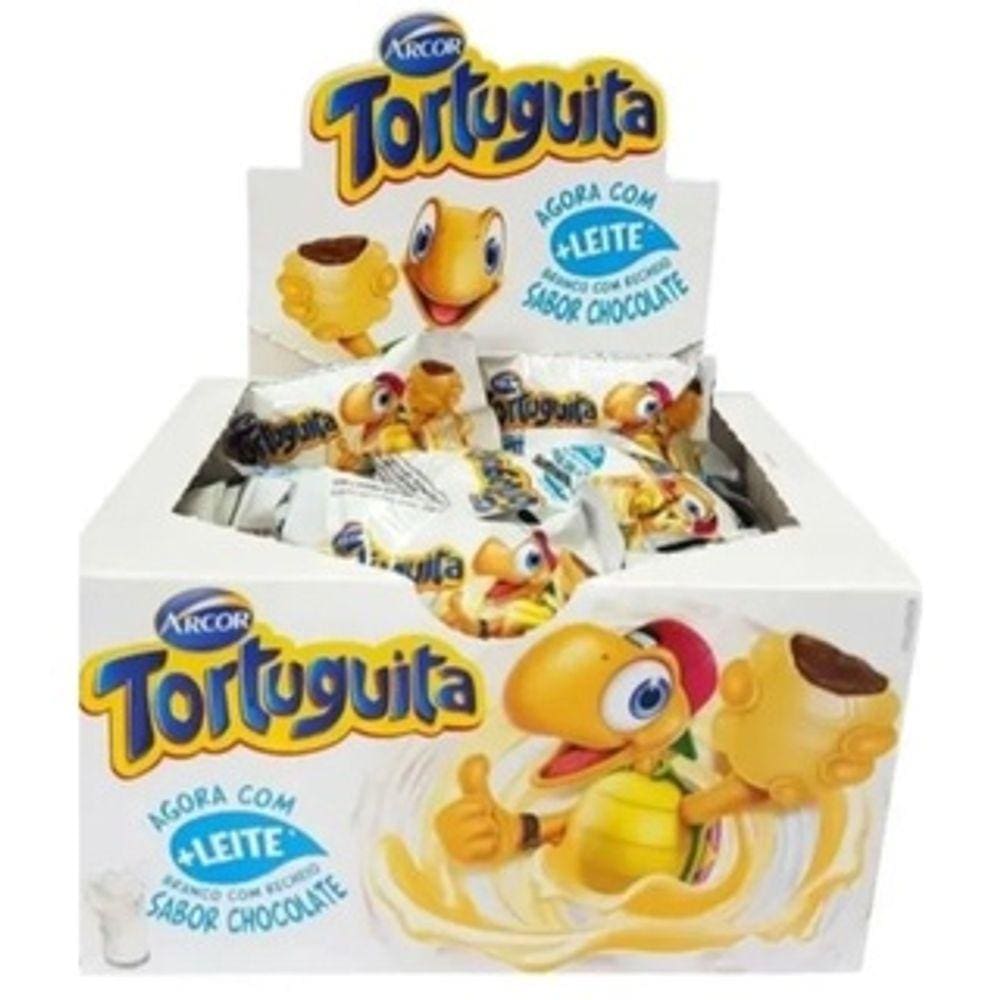 Chocolate Tortuguita Arcor Caixa C/24 unids de 15g - Escolha o sabor