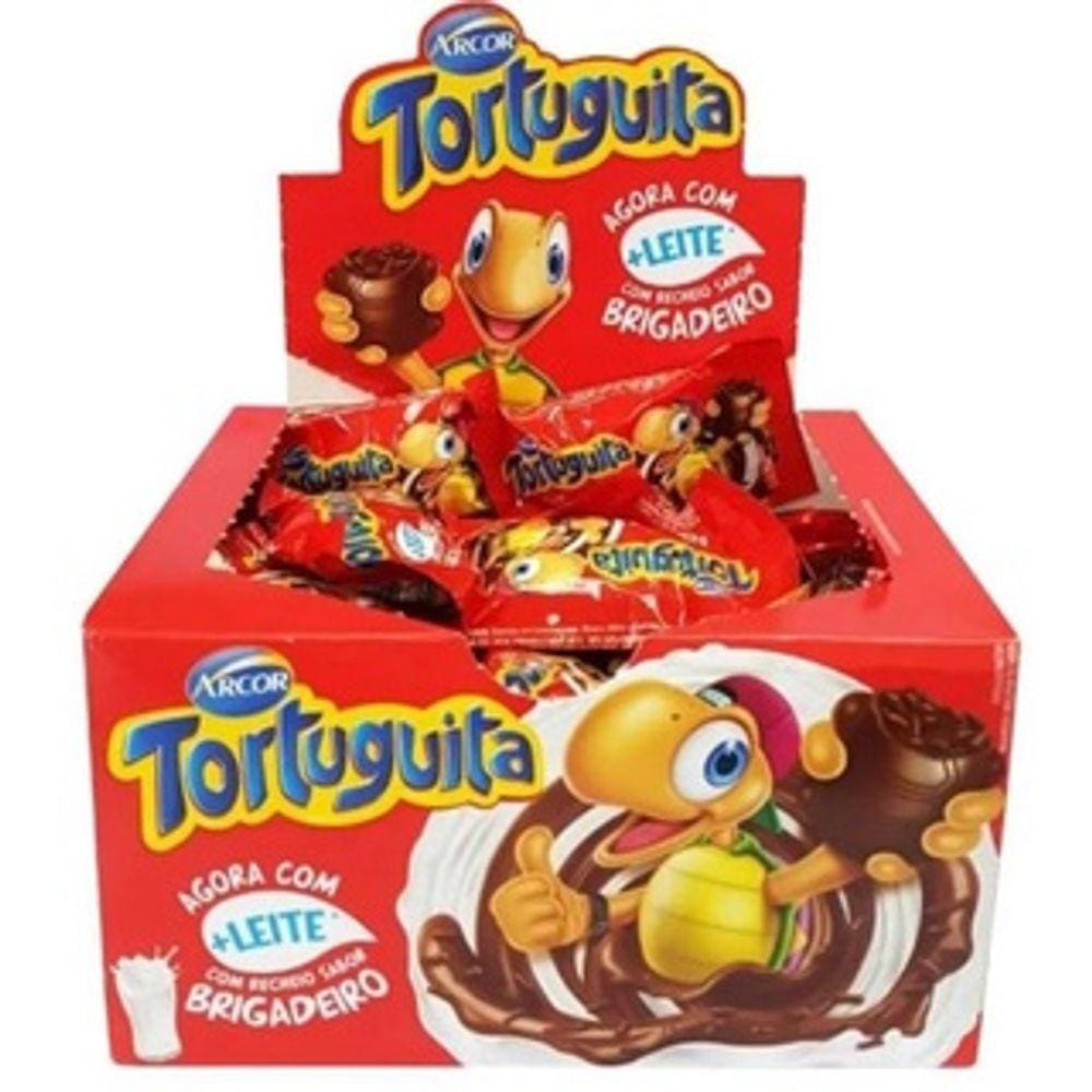 Chocolate Tortuguita Arcor Caixa C/24 unids de 15g - Escolha o sabor