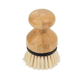 Escova De Limpeza Redonda Com Pega De Bambu - Oikos