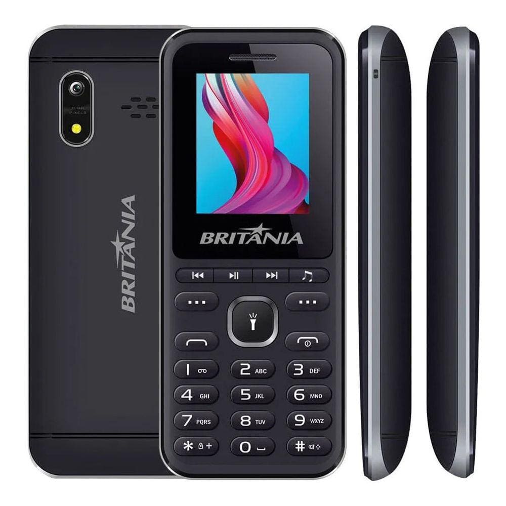 Celular Dual Chip Câmera Rádio Fm Bluetooth 32mb Britânia