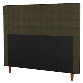 Cabeceira Cama Box Casal Queen Size 160Cm Suede Marrom