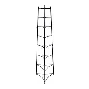 Tripé Porta Panelas Estrela Preto 8 Compartimentos 150cm