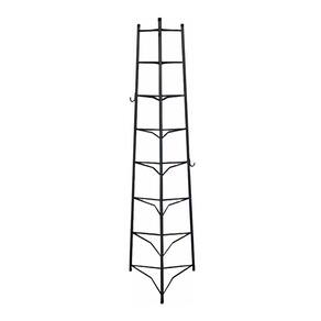Tripé Porta Panelas Estrela Preto 8 Compartimentos 150cm