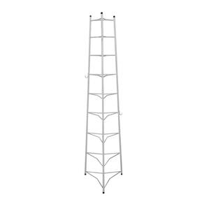Tripé Porta Panelas Estrela Branco 9 Compartimentos 174cm