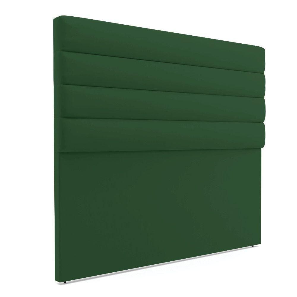 Cabeceira Para Cama Box Queen 160 Cm Veludo Verde