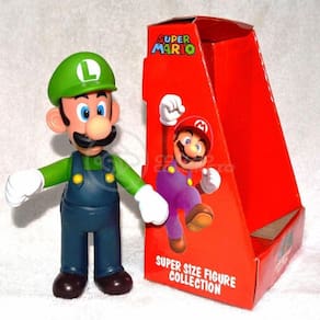 Boneco Luigi Grande Super Size 23Cm - Super Mario