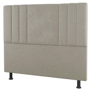 Cabeceira Cama Box Casal King 195Cm Sintético Bege