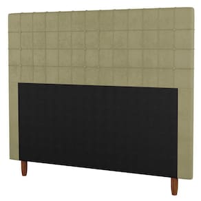 Cabeceira Cama Box Casal Parisis 140Cm Linho Bege