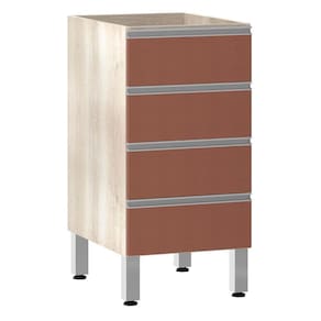 Balcão Sem Tampo 40cm Lis Legno Crem e Gaia