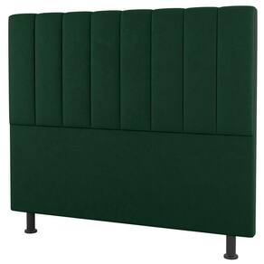 Cabeceira Cama Box Casal Cora 140cm Suede Verde - Abmaza