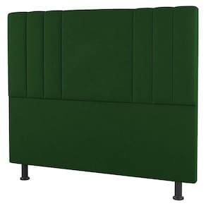 Cabeceira Cama Box Casal Queen Size Grace 160cm Suede Verde