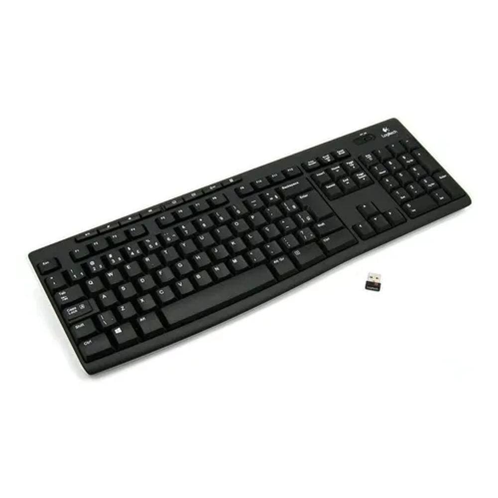 Teclado Logitech K270 Sem Fio Multimídia Wireless Usb Abnt2