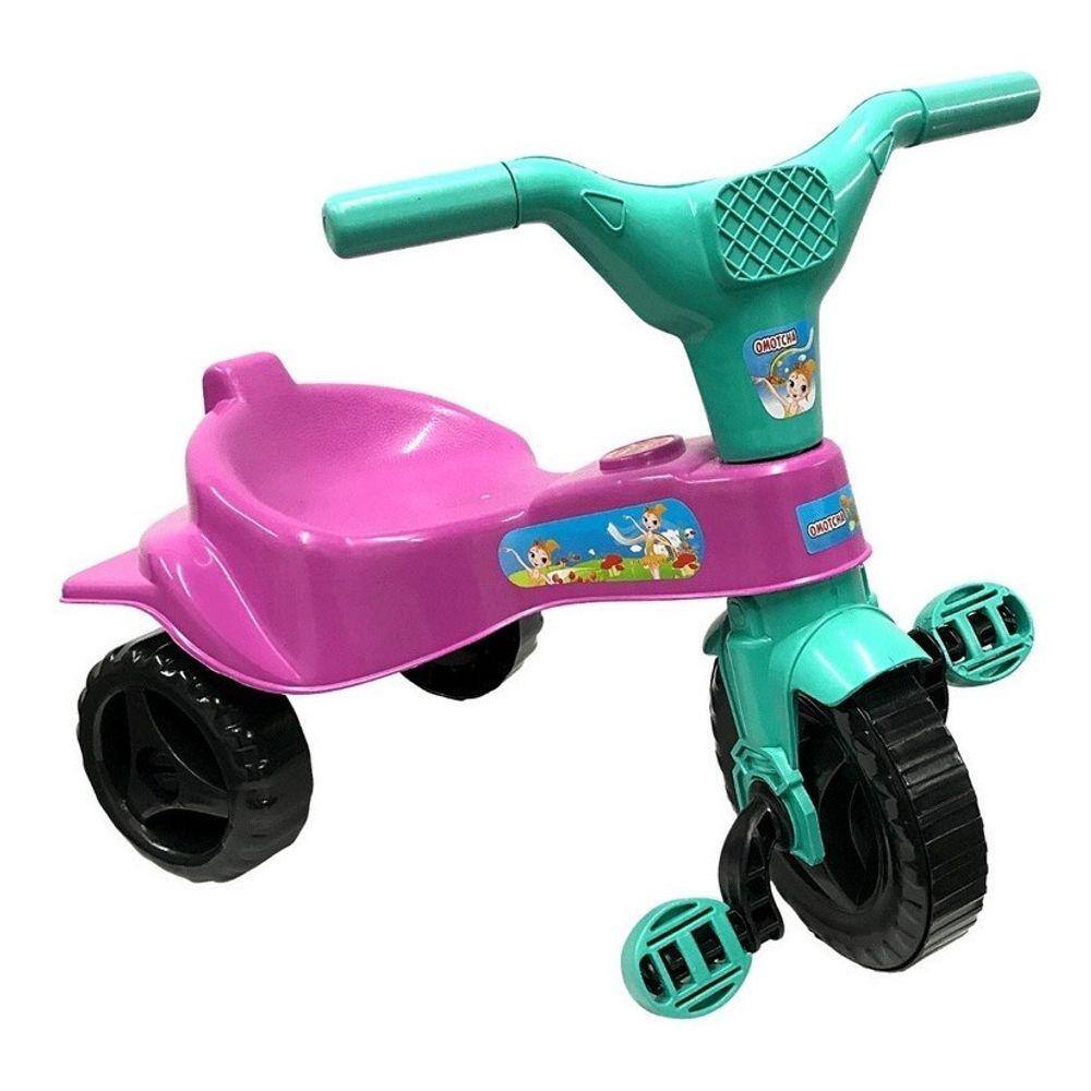 Triciclo Motoca Infantil super heróis com haste Samba toys - Rede