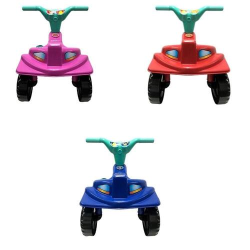 Triciclo Motoca Infantil super heróis com haste Samba toys - Rede