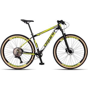 Bicicleta 29 Dropp Race 12V  Freio Hidráulico Suspensão com Trava no Guidão