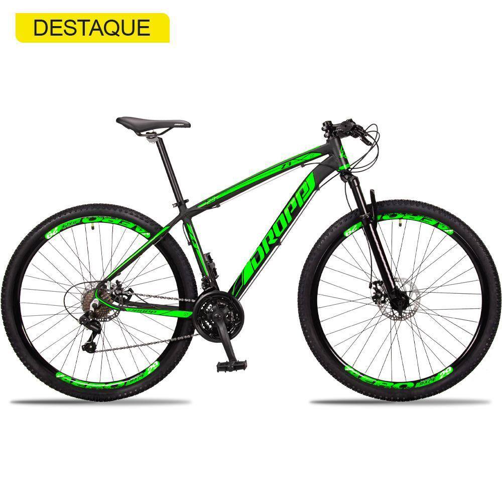 Bicicleta Dropp Z3 Disc H Aro 29 Susp. Dianteira 21 Marchas - Preto/verde