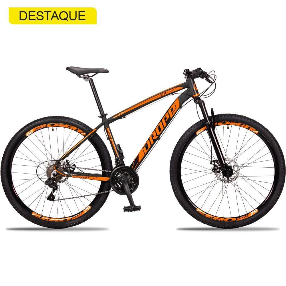 Bicicleta Dropp Z3 Disc H Aro 29 Susp. Dianteira 21 Marchas - Laranja/preto