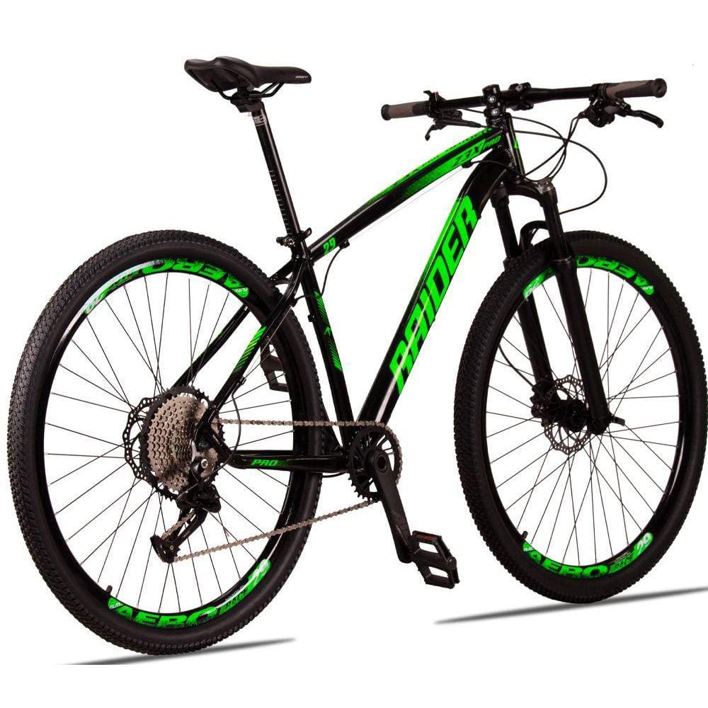 Bicicleta Raider Z3x Disc H Aro 29 Susp. Dianteira 12 Marchas - Verde
