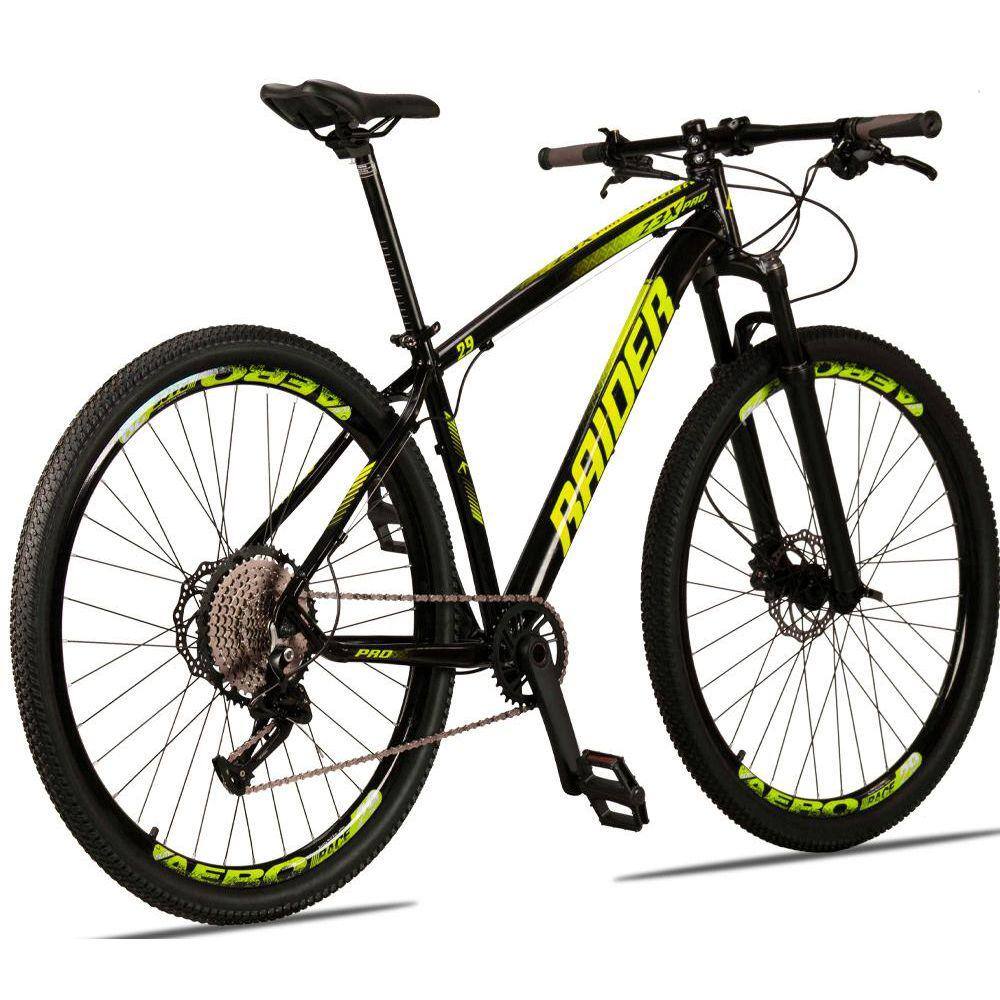 Bicicleta Raider Z3x Disc H Aro 29 Susp. Dianteira 12 Marchas - Amarelo/preto