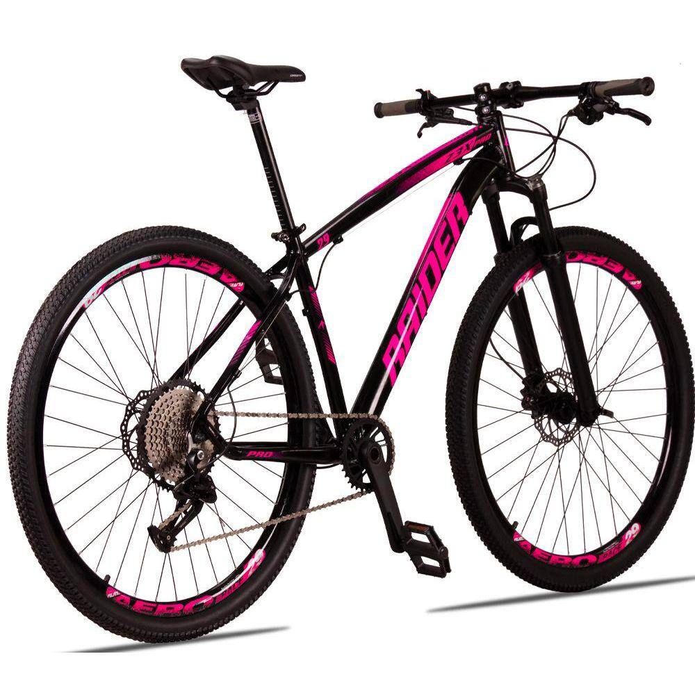 Bicicleta Raider Z3x Disc H Aro 29 Susp. Dianteira 12 Marchas - Rosa