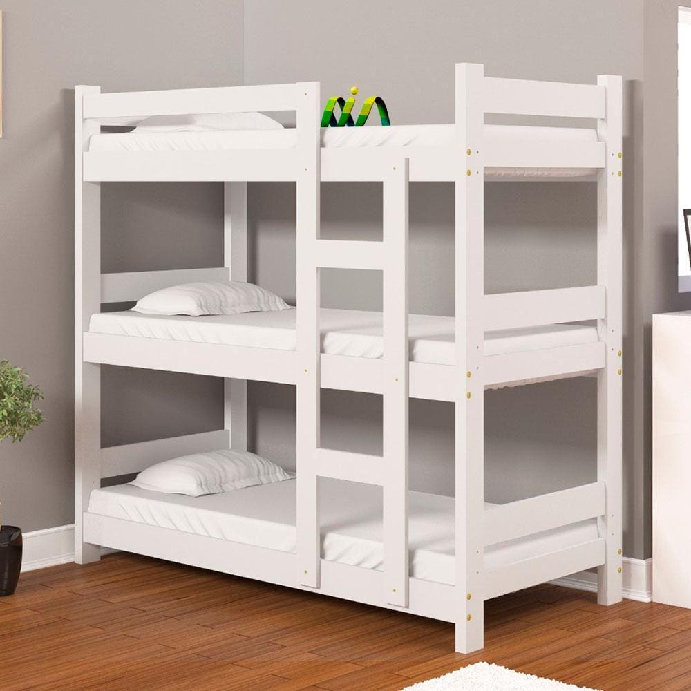 Treliche Solteiro Branco Diamante Nemargi - Branco