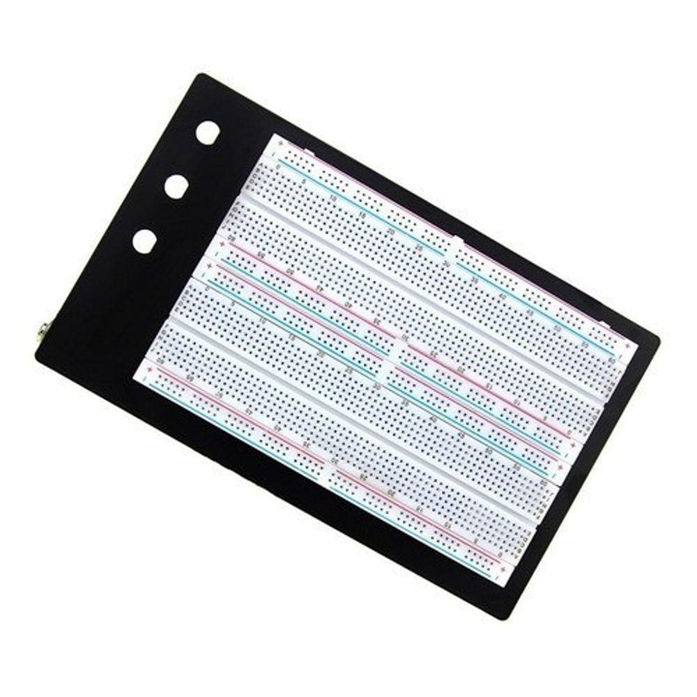 Protoboard 1660 Pontos Com Base Metalica