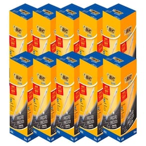 Caneta Bic Cristal Fina Azul - 10 Embalagens com 50 Unidades