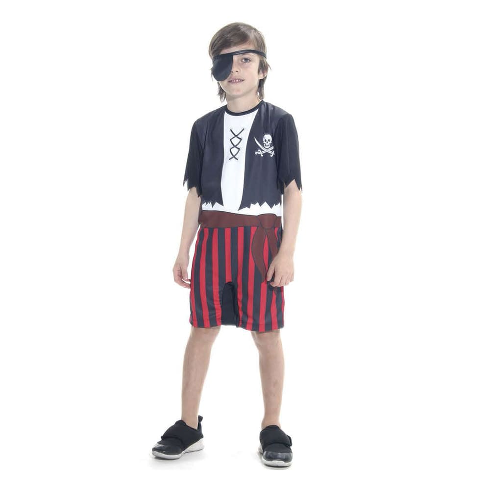 Fantasia Pirata Masculino Infantil - Carnaval - Fantasia Bh