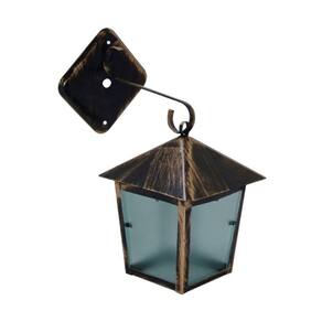Luminária De Parede Verona Em Alumínio Fundido Ouro 20X11Cm