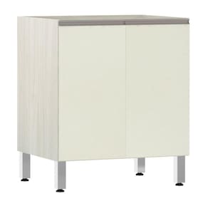 Balcão Sem Tampo 70cm Luci Legno Crem e Kashmir