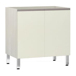 Balcão Sem Tampo 80cm Luci Legno Crem e Kashmir