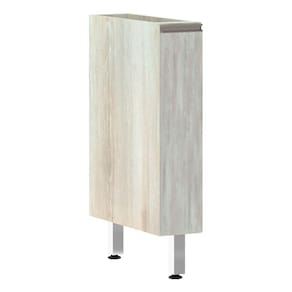 Balcão Sem Tampo 15cm Luci Legno Crem e Concreto