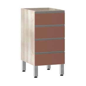 Balcão Sem Tampo 40cm Luci Legno Crem e Gaia