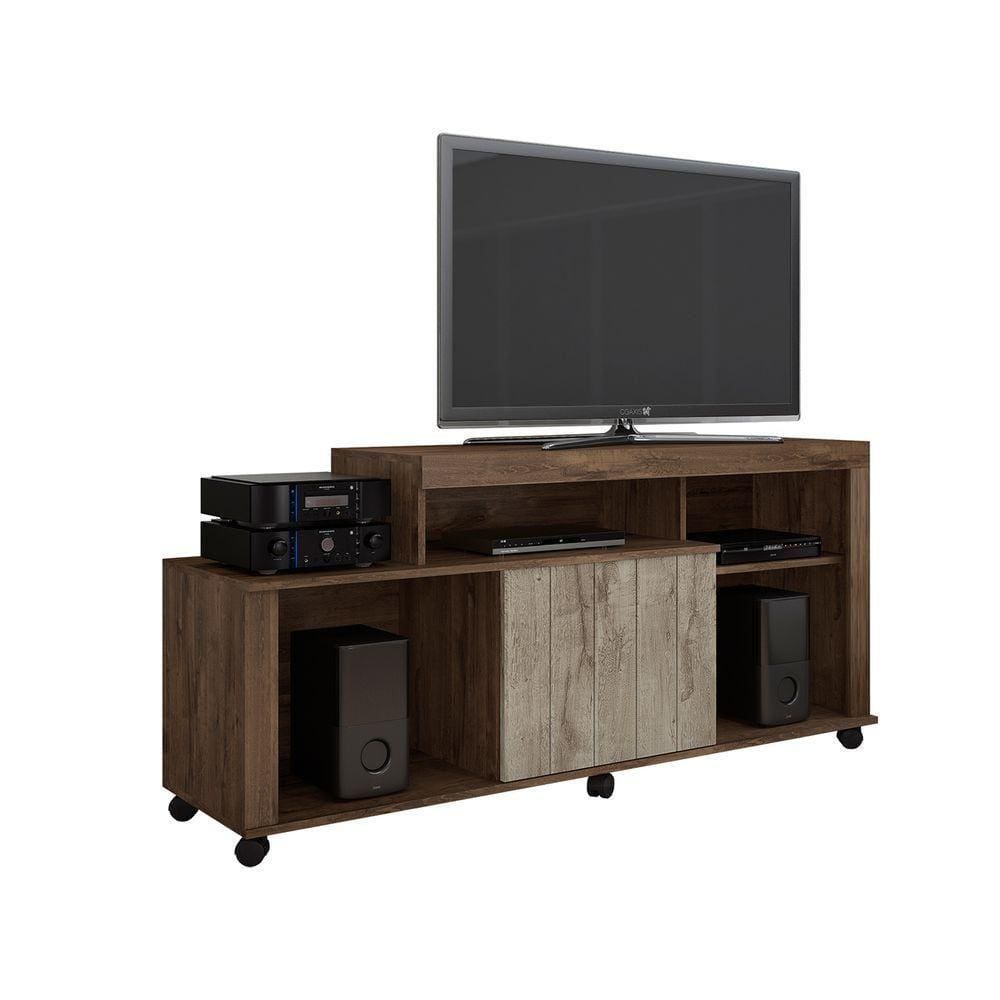Rack Ouro Para Tv De Até 43`` Cacau Grigio Jcm.