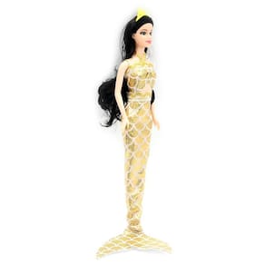 Dream Doll Boneca Sereia - Fashion Doll Dourada